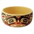Potlatch is the Native West Coast ritual of gift giving. These intricately carved bowls were an essential part of this important ceremony. A potlatch was an event at which an individual is celebrated through his claim to certain privileges by hosting a feast and giving gifts to the invited guest. Each piece is exceptionally detailed and hand painted.