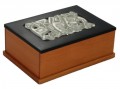 Executive Desk Box - Pewter Inlay 