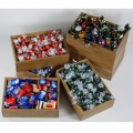 Chocolate Truffles in Stackable Bamboo Boxes - Power of 5