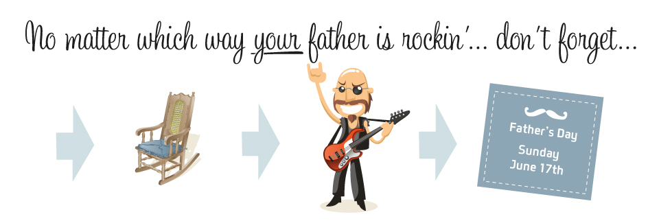 Celebrate Dady this Father's day