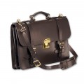 Filson Leather Field Satchel